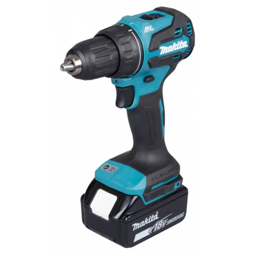 Аккумуляторная дрель ударная MAKITA DHP490SFJ, LXT 18В, BL XPT, 13 мм, 50/27 Нм, 2х3,0 Ач АКБ, ЗУ, Makpac2