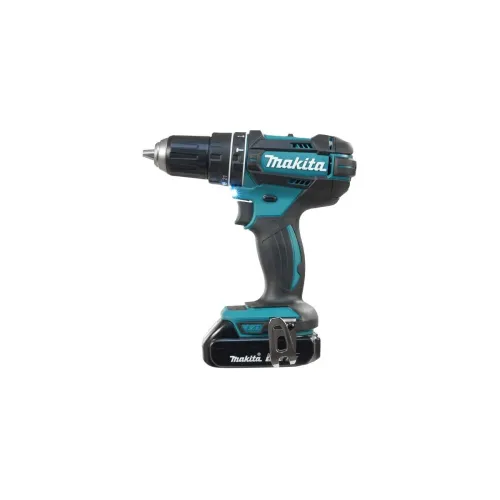Аккумуляторная дрель ударная MAKITA DHP482SYE, LXT 18 В, 13 мм, 62/36 Нм (2x1.5 Ач, з/у)