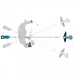 Аккумуляторный триммер MAKITA DUR190URT3, LXT BL 18 В, велорукоятка, d-30 см, M10xLH, (2xBL1850B, DC18RC), ADT