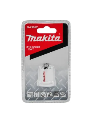 Коронка биметаллическая MAKITA BiM 19x20 для листового металла