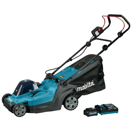 Аккумуляторная газонокосилка MAKITA LM004GM103, XGT 40vMAX, 740 Вт, ширина 42 см, травосб. 50 л, 3в1 (BL4040; DC40RC)