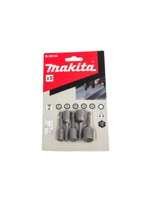 Набор головок MAKITA магнитных торцовых головок 5шт (B-39154)