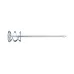 Миксер-насадка MAKITA 120х600 мм, M14 (тяжелые и вязкие материалы) (D-80503)