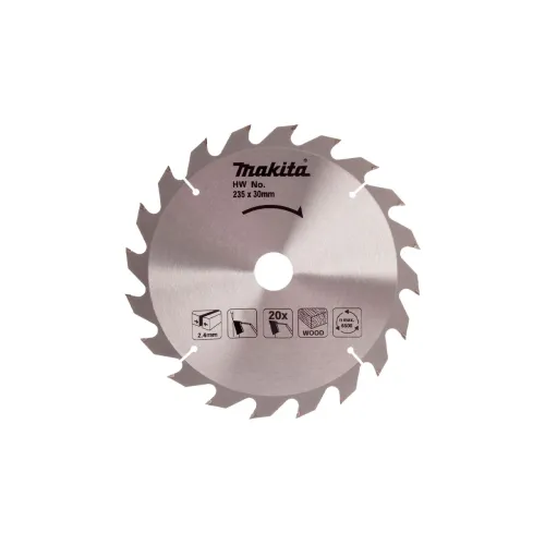 Диск пильный MAKITA 235x30/25x2.4/1.6x20T для дерева (D-81480)