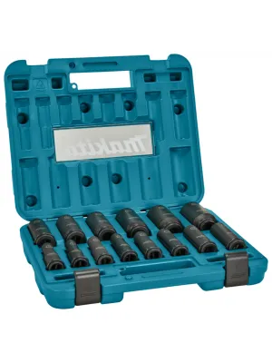 Набор головок MAKITA ударных удлиненных торцовых Impact Black 1/2