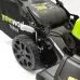 Аккумуляторная газонокосилка GREENWORKS 40В, бесщеточная, самоходная, 46 см, 55 л, 25-80 мм, 28 кг, с АКБ 5А.ч. и ЗУ (2506807UG)