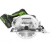 Акк. пила дисковая GREENWORKS GD24CS, б/щет, 185х20 мм, 4500 об/мин, рез 63 мм, 5 Ач, ЗУ, коробка (1500907CUG)