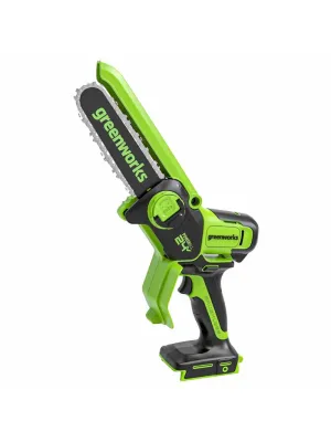 Аккумуляторная пила цепная GREENWORKS CS2410AA1, 24 В, мини 10 см, без АКБ и ЗУ