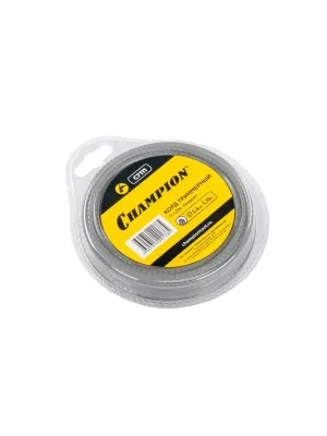 Корд триммерный CHAMPION TI-LON 2,4 мм* 15 м (зубчатый квадрат)