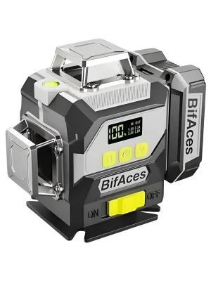 Уровень лазерный BifAces DTL-16-P зел. 40 м, 360°, резьбовое соединение под штатив 1/4″
