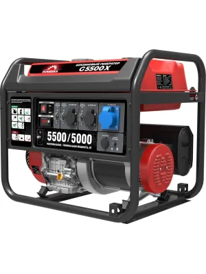 Электростанция бенз. SUNREKA G5500X, 5.5 кВт, 1-Ф, ручной стартер