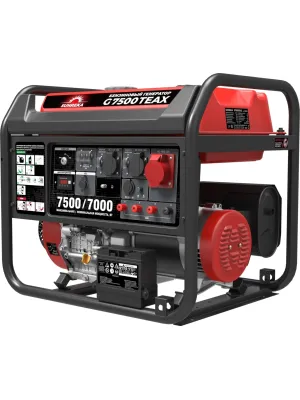 Электростанция бенз. SUNREKA G7500TEAX, 7.5 кВт, 3-Ф,  электростартер