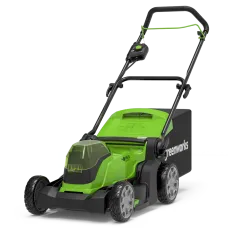Акк. газонокосилка GREENWORKS G24x2LM41, 2*24V, 41 см, с 2хАКБ 4Ач и ЗУ (2512607UD)