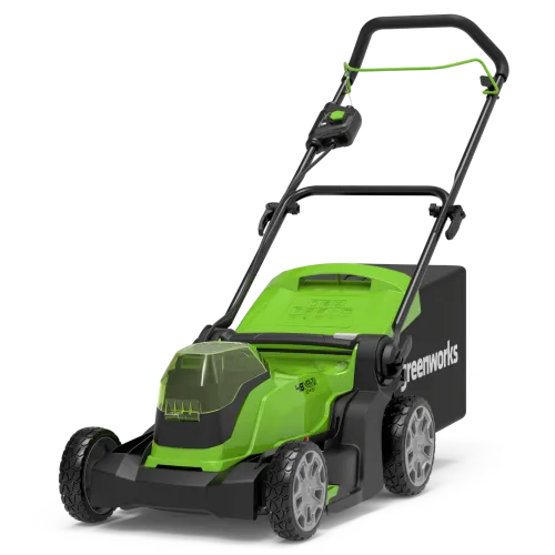 Акк. газонокосилка GREENWORKS G24x2LM41, 2*24V, 41 см, с 2хАКБ 4Ач и ЗУ (2512607UD)