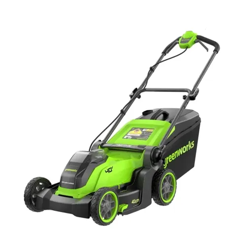Аккумуляторная газонокосилка GREENWORKS GD40LM411, 40V, бесщеточная, 41 см, 1х5 Ач, ЗУ