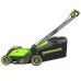 Аккумуляторная газонокосилка GREENWORKS GD40LM411, 40V, бесщеточная, 41 см, 1х5 Ач, ЗУ