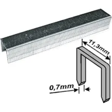 Скобы FIT закаленные Профи узкие прямоугольные, (тип 53), ширина 11,3 мм 4мм 1000 шт.