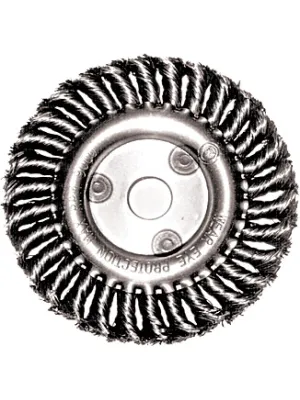 Щетка дисковая витая FIT сталь 125*22мм (39103i)