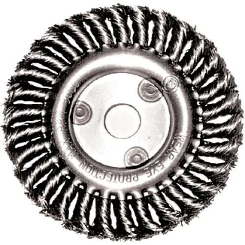 Щетка дисковая витая FIT сталь 125*22мм (39103i)