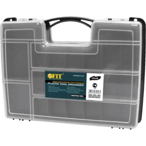 Ящик для крепежа FIT (органайзер) 2-х сторонний 29,5x22x7,6см (65646)