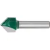 Фреза FIT, пазовая V-образная DxHxL=16х16х51мм 3603-081616