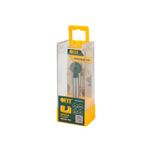 Фреза FIT, пазовая галтельная DxHxL=16х15х65мм 3623-081516