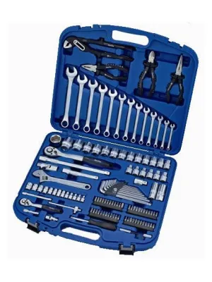 Набор инструмента Gee Tee 124предм. 1/4''+1/2'' (11-1240-5)