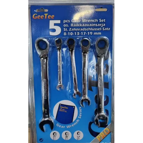 Набор ключей Gee Tee комбинированных 5шт. с реверсом (14-6051-5) (14-6550-5)