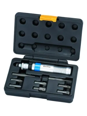 Отвертка ударная Gee Tee 23-4917-5 - 6 бит, 2 экстрактора, кейс