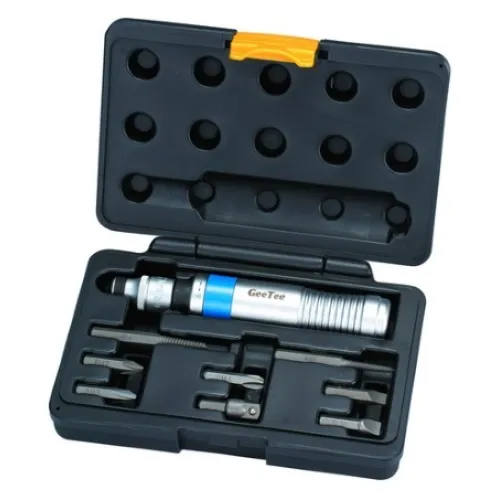 Отвертка ударная Gee Tee 23-4917-5 - 6 бит, 2 экстрактора, кейс