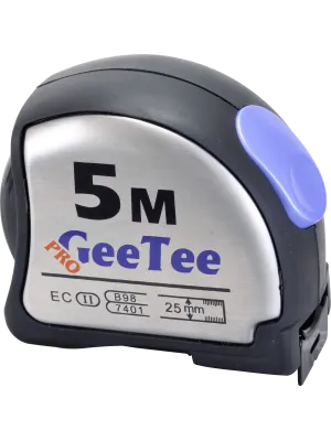 Рулетка Gee Tee 3м 19мм с резиновым покрытием (34-1319-5)