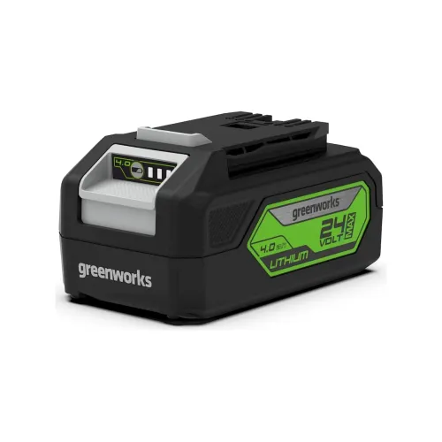 Аккумулятор GREENWORKS G24B4, 24В 4Ач Li-ion время зарядки 60мин (до -20°С) (2926807gw)