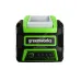 Аккумулятор GREENWORKS G40B4, 40В 4Ач Li-ion G-MAX 40V (2927007gw)