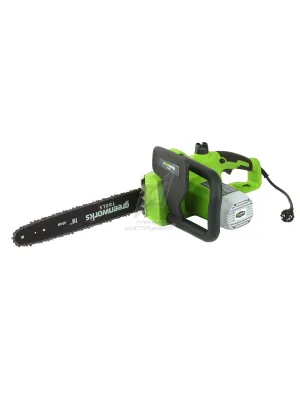 Пила цепная электрическая GREENWORKS GCS1840 (1,8 кВт, 16