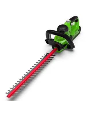 Акк. кусторез GREENWORKS G40HT61, 40В, 60 см, шир. реж. кромки 20 мм, поворотная рукоятка, без АКБ и З/У (2200907gw)