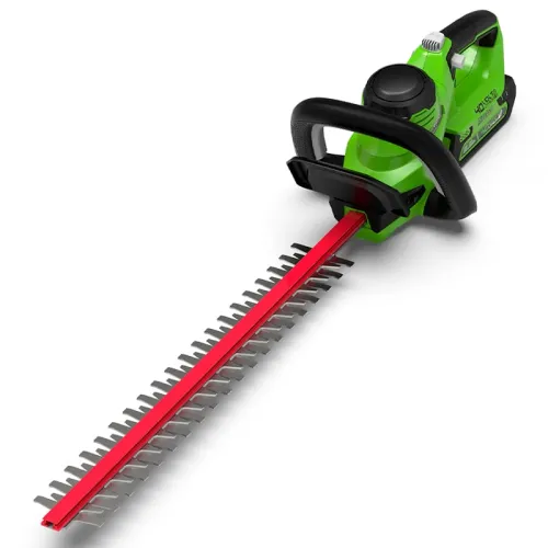 Акк. кусторез GREENWORKS G40HT61, 40В, 60 см, шир. реж. кромки 20 мм, поворотная рукоятка, без АКБ и З/У (2200907gw)