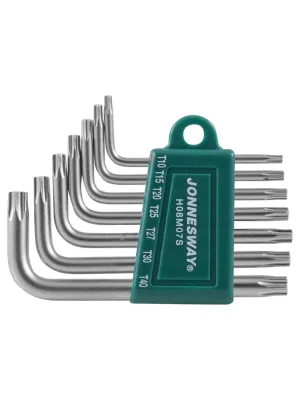 Набор JONNESWAY H08M07S ключей угловых Т10-Т40 Torx - 7 предметов