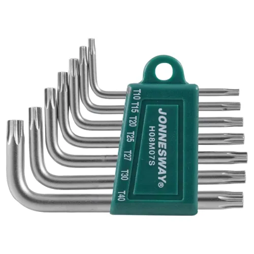 Набор JONNESWAY H08M07S ключей угловых Т10-Т40 Torx - 7 предметов