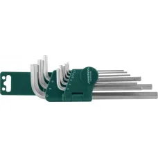 Набор ключей JONNESWAY 9предм. шестигранные угловые 1.5-10мм S2 (H02SM109S) LONG