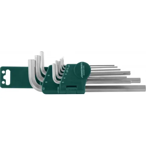 Набор ключей JONNESWAY 9предм. шестигранные угловые 1.5-10мм S2 (H02SM109S) LONG