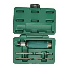 Отвертка JONNESWAY AG010055A ударная + 6 бит + кейс