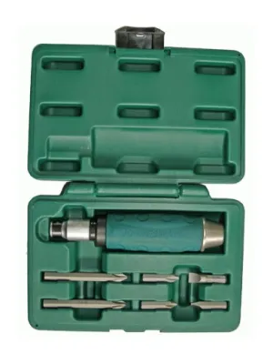 Отвертка JONNESWAY AG010055A ударная + 6 бит + кейс