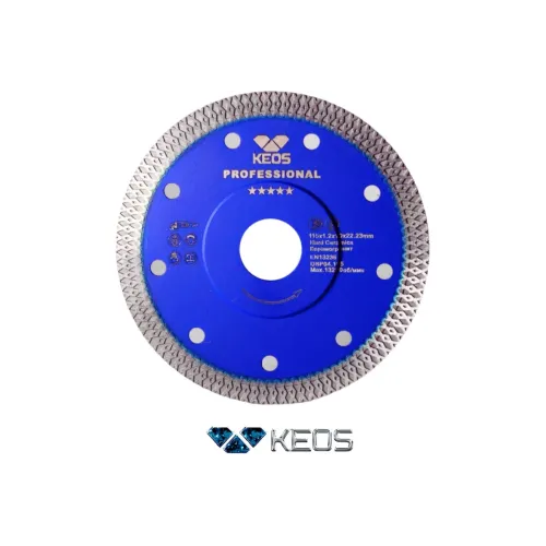 Диск алмазный KEOS 125_22.23_1.2/8 PRO спл. DBP04.125 по керамограниту, плитке, граниту, керамике, камню