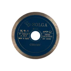 Диск алмазный SOLGA DIAMANT 115_22.23 Ceramics Marble сплошной керамика, мрамор (15700115)