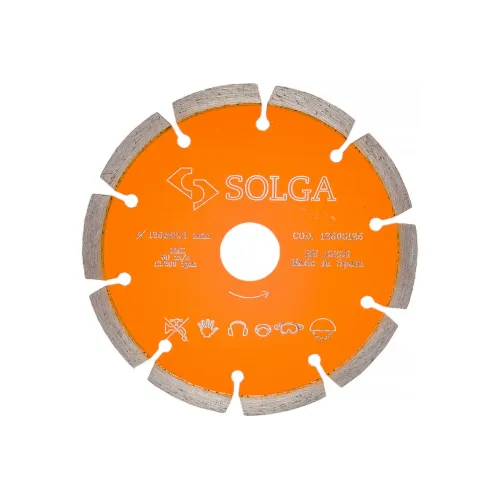 Диск алмазный SOLGA DIAMANT 125_22.23 Basic сегментный железобетон (лазерная сварка) (12803125)