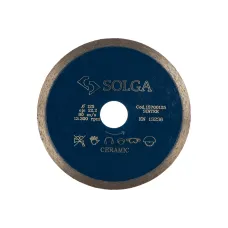 Диск алмазный SOLGA DIAMANT 125_22.23 Ceramics Marble сплошной керамика, мрамор (15700125)