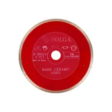 Диск алмазный SOLGA DIAMANT 180_25.4 Hard Ceramics сплошной керамогранит (20010180)