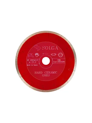 Диск алмазный SOLGA DIAMANT 180_25.4 Hard Ceramics сплошной керамогранит (20010180)