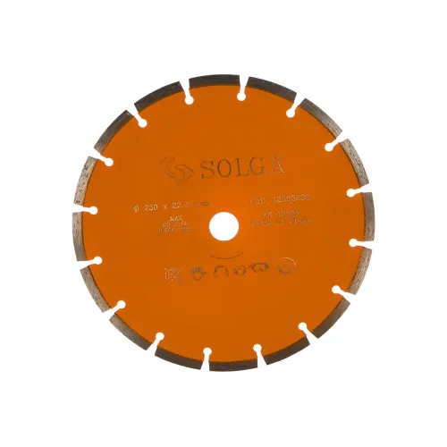 Диск алмазный SOLGA DIAMANT 230_22.23 Basic сегментный железобетон (лазерная сварка) (12803230)