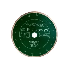 Диск алмазный SOLGA DIAMANT 230_25.4 Ceramics Marble сплошной керамика, мрамор (20000231)